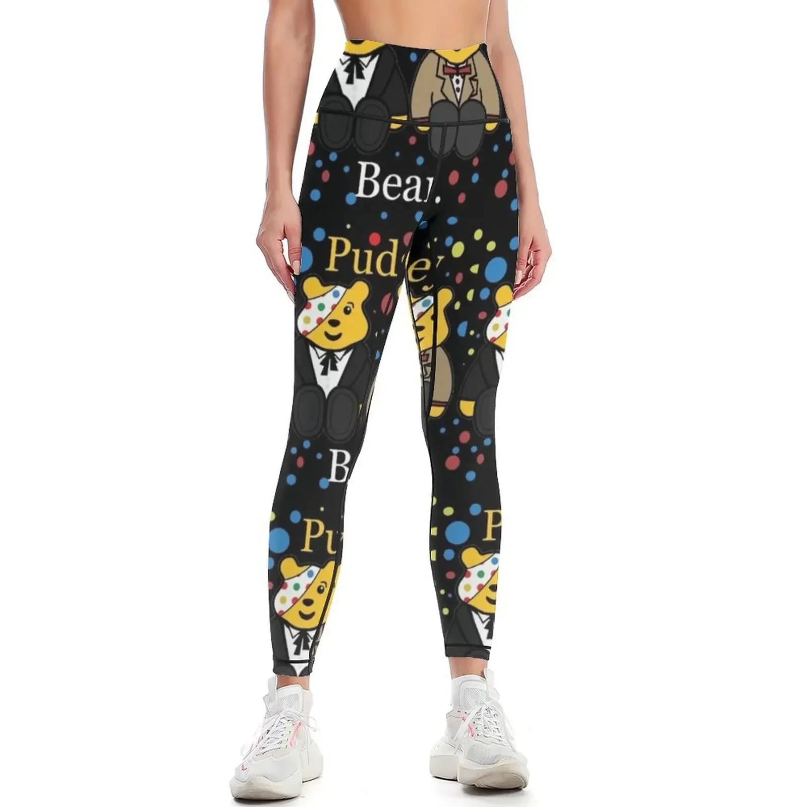 Pudsey Bear Leggings fitness set gym sportswear for gym gym sportswear woman sportswear Womens Leggings
