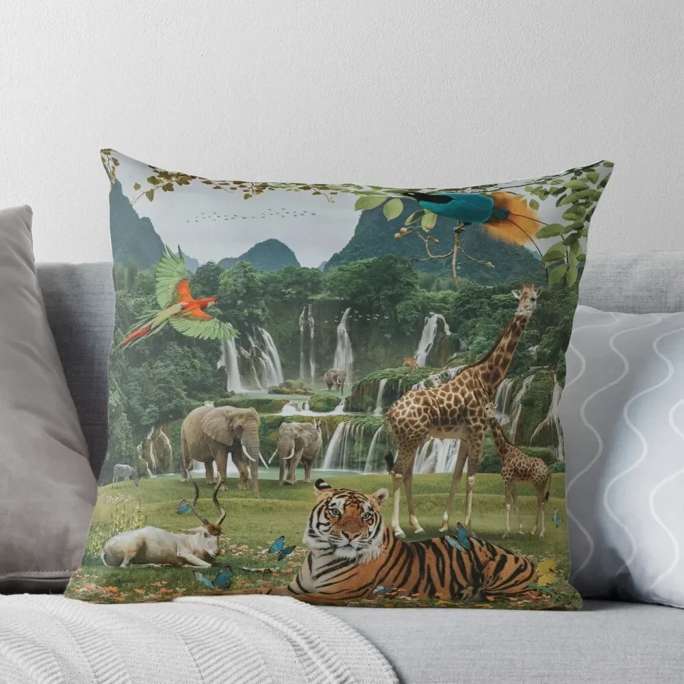 

NEW WORLD Throw Pillow Decorative pillow case Embroidered Cushion Cover Pillow