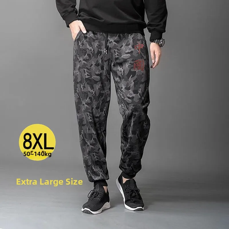 

Камуфляжные рабочие брюки, мужские летние тонкие свободные эластичные брюки больших размеров, износостойкие повседневные офисные длинные брюки Harajuku Sle Polyes...