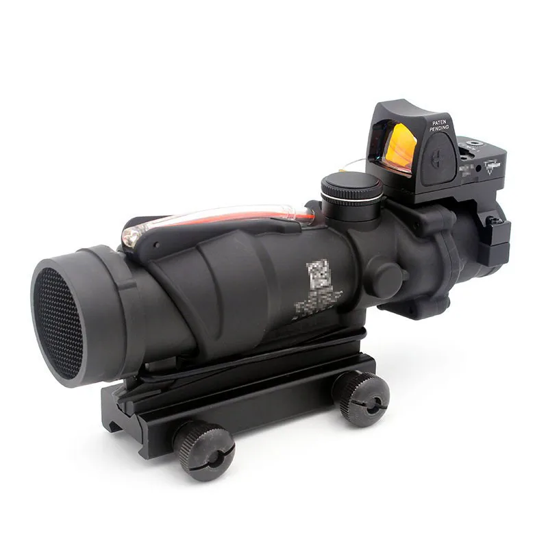 AOG&RMR 4X32 Optic Fiber Illuminated Scope W/ Original 3D Letter Markings Perfect Replica