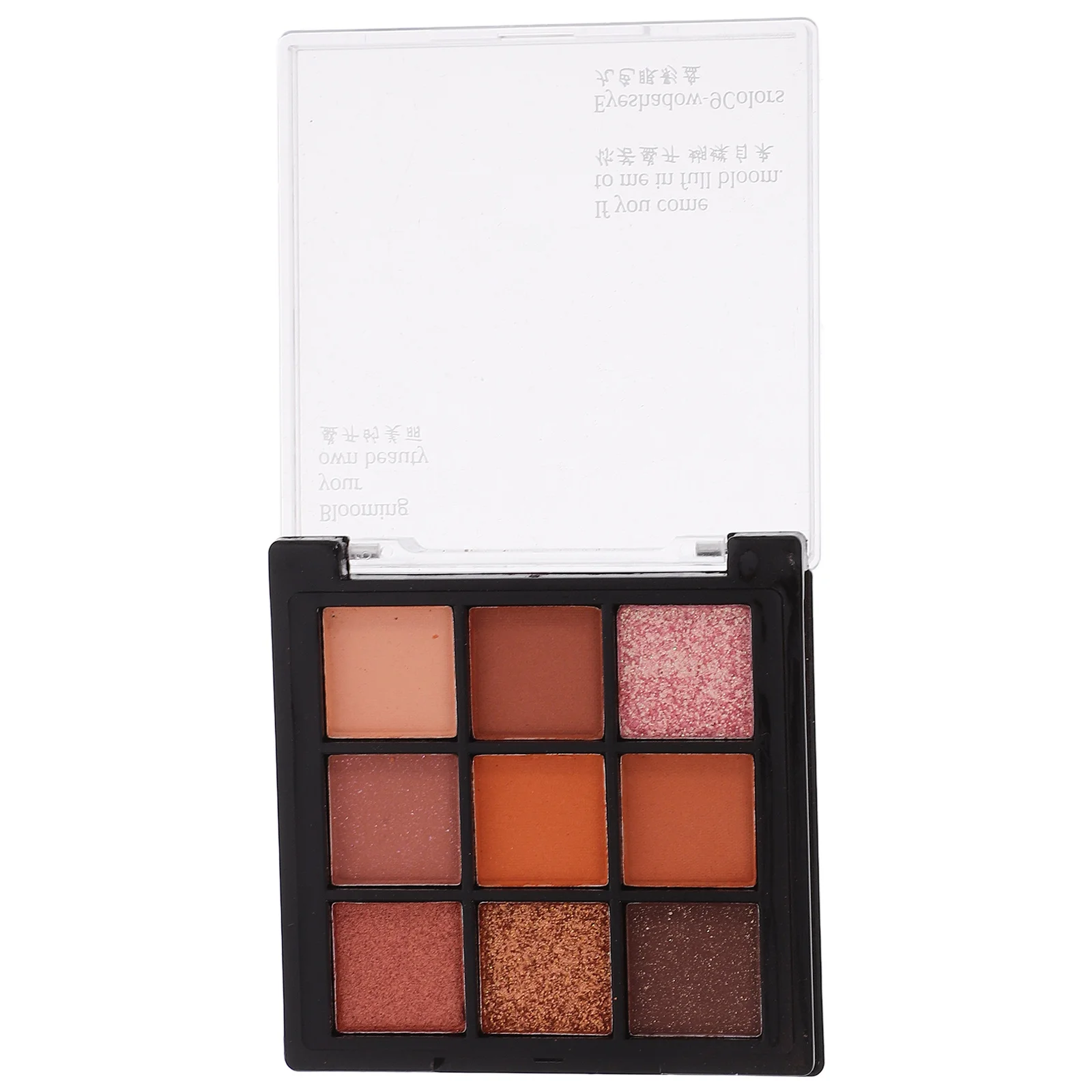 1 szt. Paleta Cieni do Powiek 9 Kolorów Mocno Napigmentowane Matowe i Brokatowe Długotrwałe Zestawy do Makijażu na Imprezę Zestawy Cieni do Powiek
