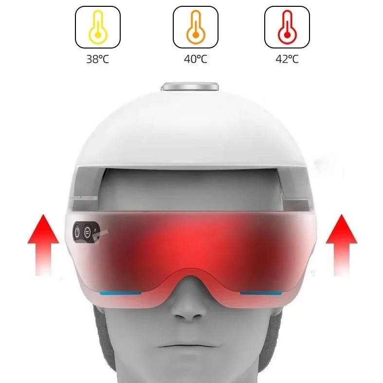 

Best Selling Vibrating Head Massager Benefits Bluetooth Connection Good Head Massager for Head Eye Relaxation