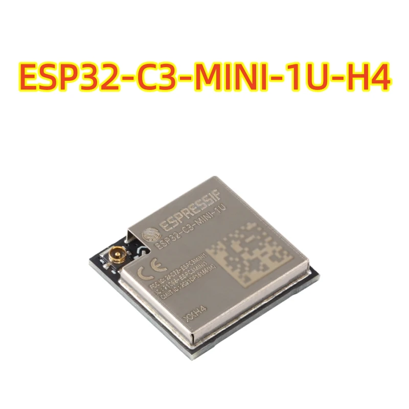 U Original Genuine ESP32-C3-MINI-1U-H4 2.4GHz WiFi Bluetooth BLE5.0 Wireless Module, 100% Brand New Module