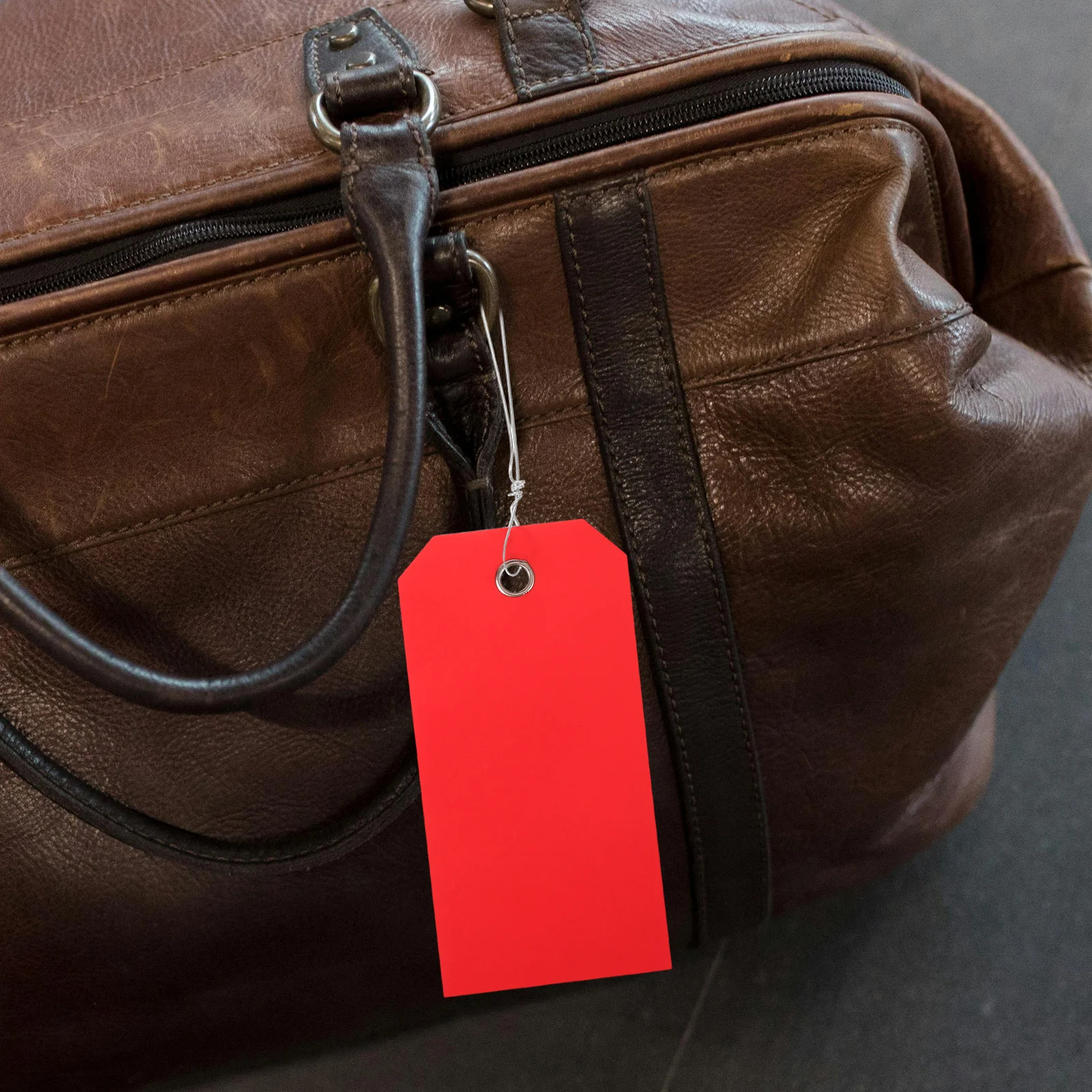 

100Pcs Blank Shipping Tags PVC Wire Writable Luggage Tags for Travel Suitcase Backpack Identification Shipping Hanging Labels