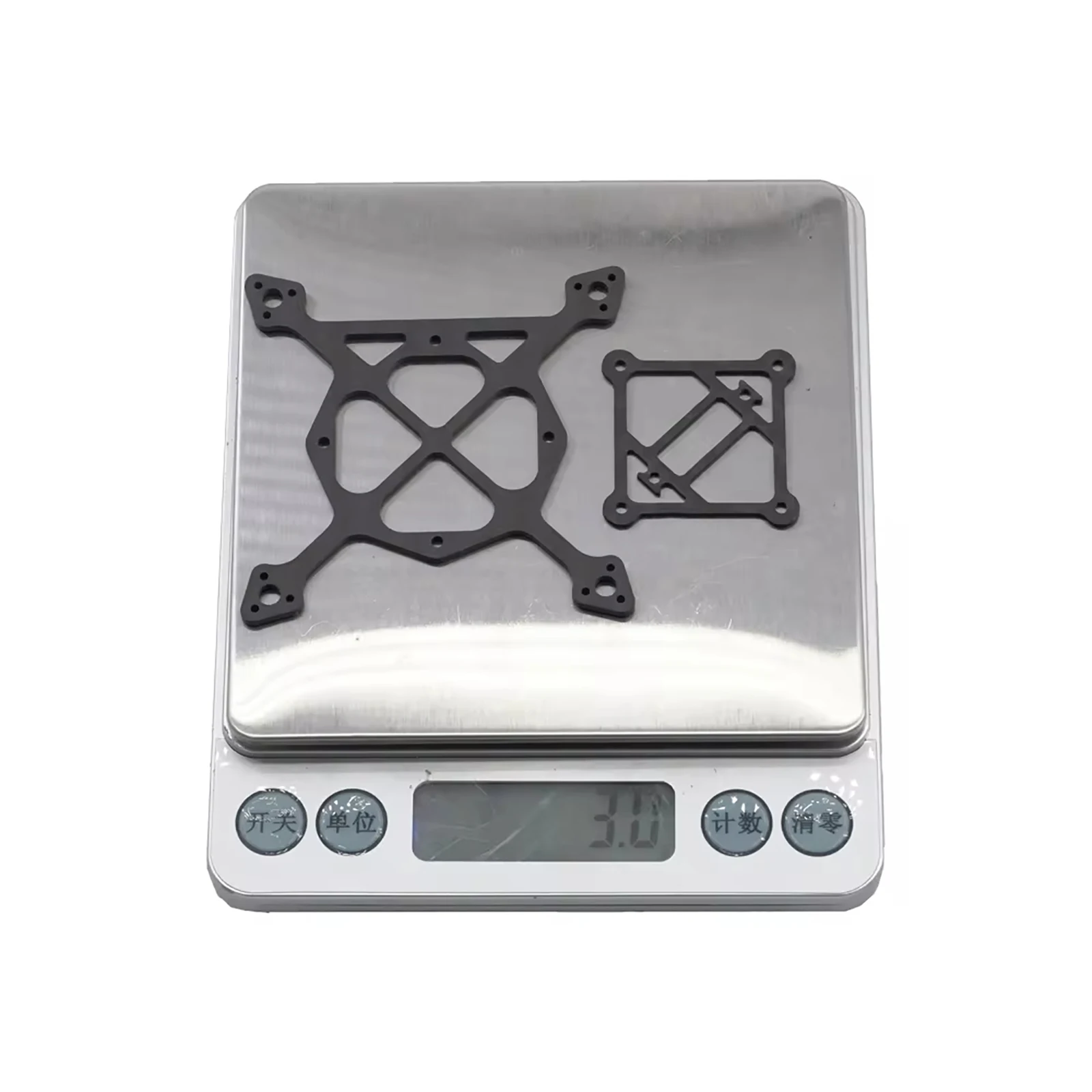 75mm Wheelbase 3K Carbon Fiber Bottom Plate Frame Kit 3g Toothpick Whoop Mini RC Drone FPV Racing Drone Quadcopter Frame Kit