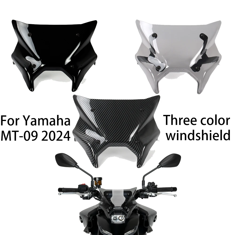 New Motorcycle Accessories Three colors of windshield can be selected freely For YAMAHA MT09 mt09 MT 09 MT-09 SP 2025 2024