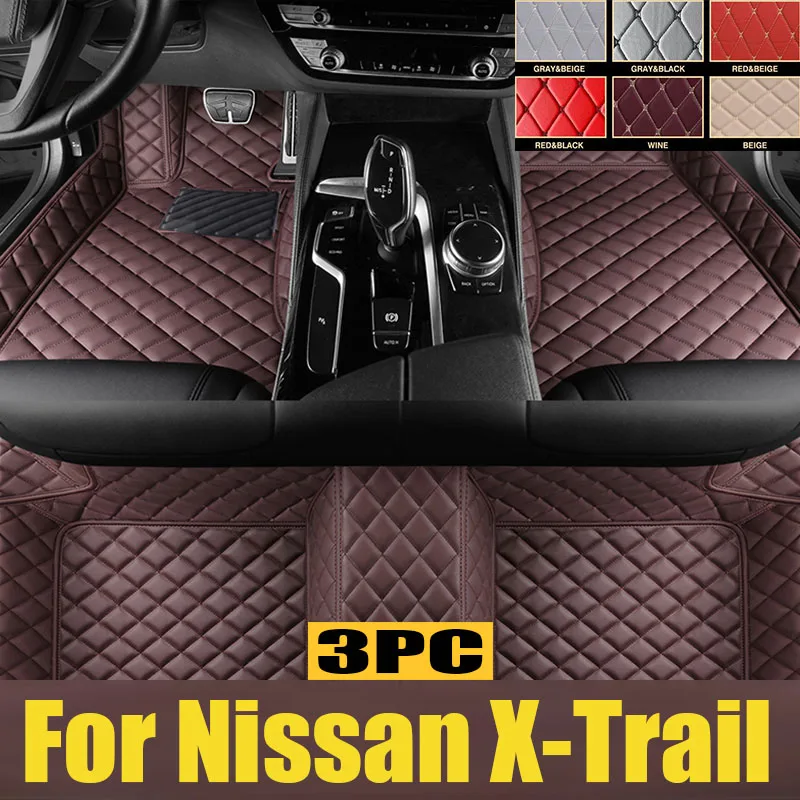 

Car Floor Mats For Nissan X-Trail xtrail Rogue 2023 2022 2021 2020 2019 2018 2017 (5 seats) Auto Interior trunk mat Carpet Rug