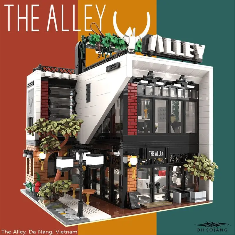 XMork 10208 Milk Tea Shop Model City Modular Street View Series giocattoli creativi fai da te Building Blocks regalo per ragazzi 3423 pezzi