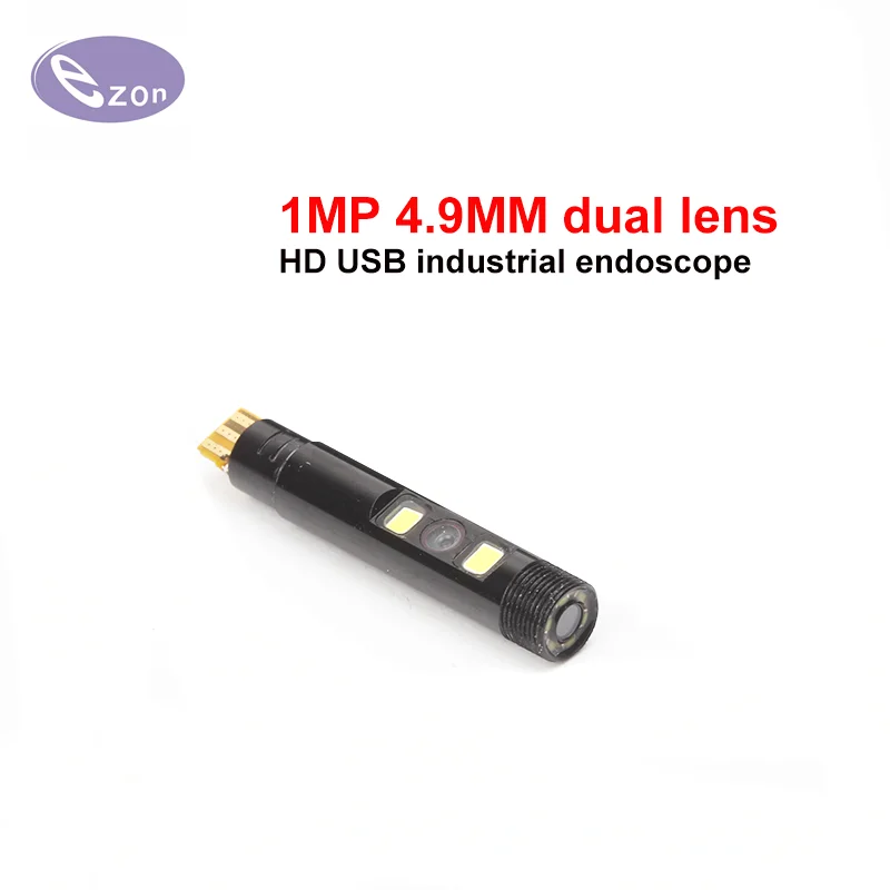 

1MP 4.9MM dual lens HD USB industrial endoscope supports OTG( EZ DUAL CAM4.9MM)