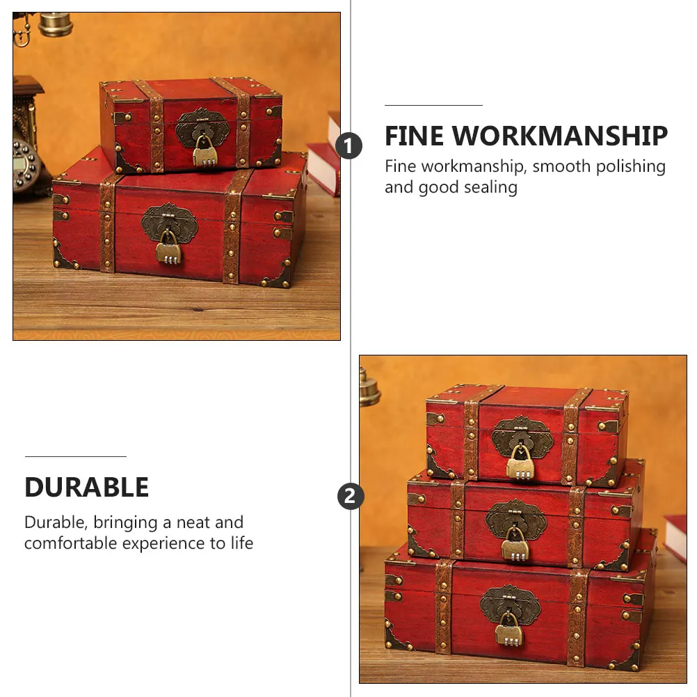 

1pc Household Storage Box Desktop Basket For Home Jewelry Container Wood Sundries Box Organizer Container Long