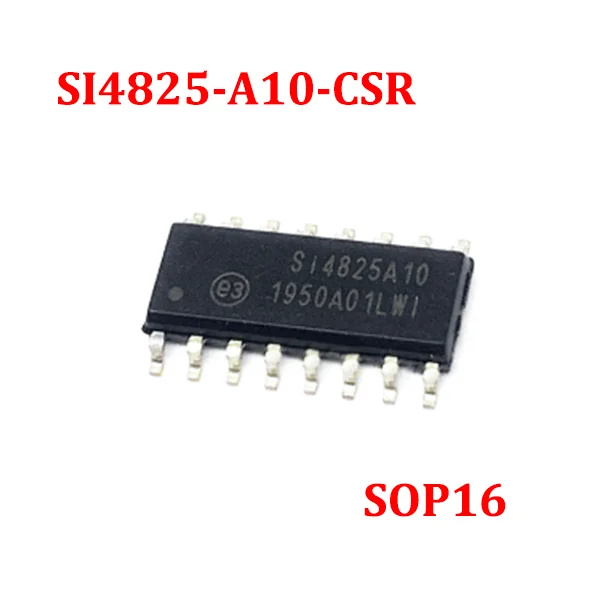 5PCS/10PCS/50PCS/100PCS SI4825A10 SI4825-A10 SI4825-A10-CSR RF RX AM/FM 504KHZ-1.75MHZ SOP16