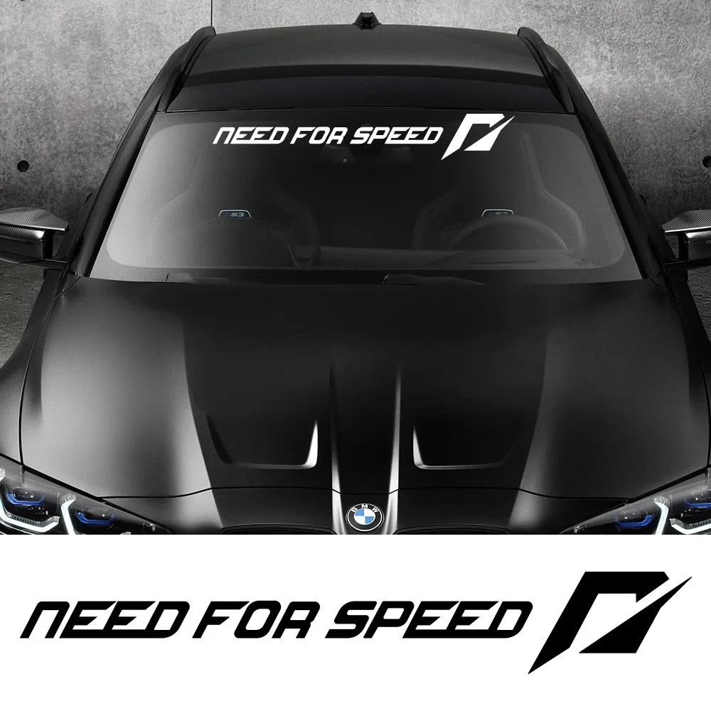 

Creative NEED FOR SPEED Car Stickers Vinyl Decal For Windshield VW Tesla Skoda Volvo Suzuki BMW Audi Seat Subaru Car Accessories