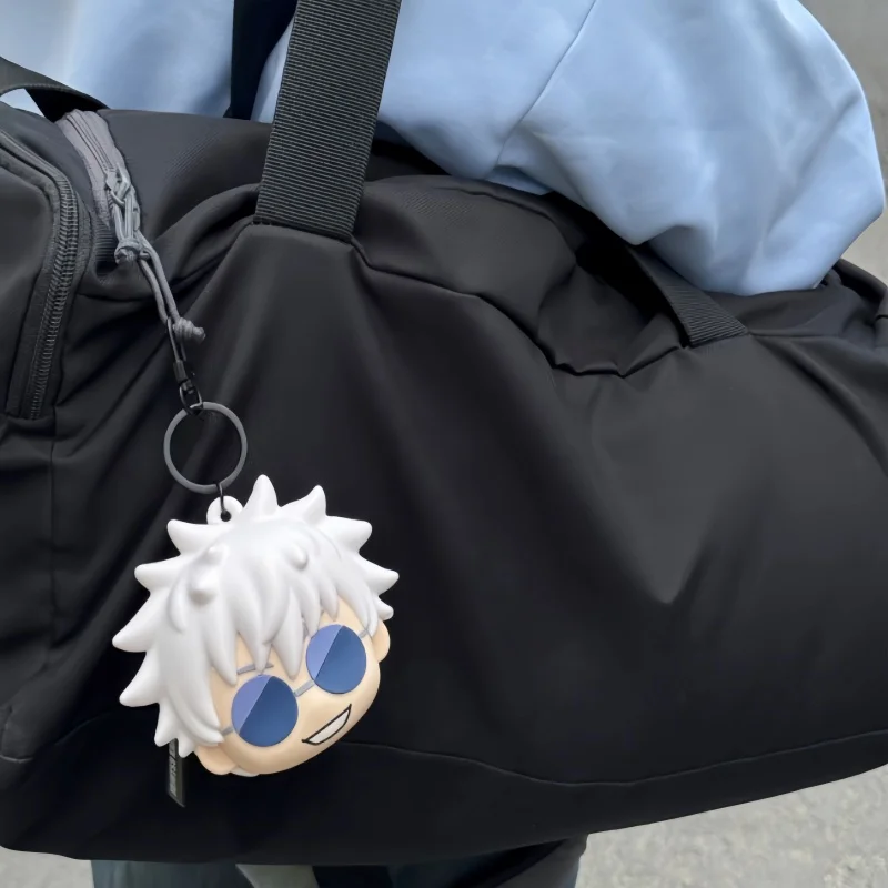 在庫あり-呪術廻戦-五条悟-シリコン製コインケースキーホルダー-アニメ周辺グッズ-バッグペンダント-携帯用-アニメ誕生日プレゼント