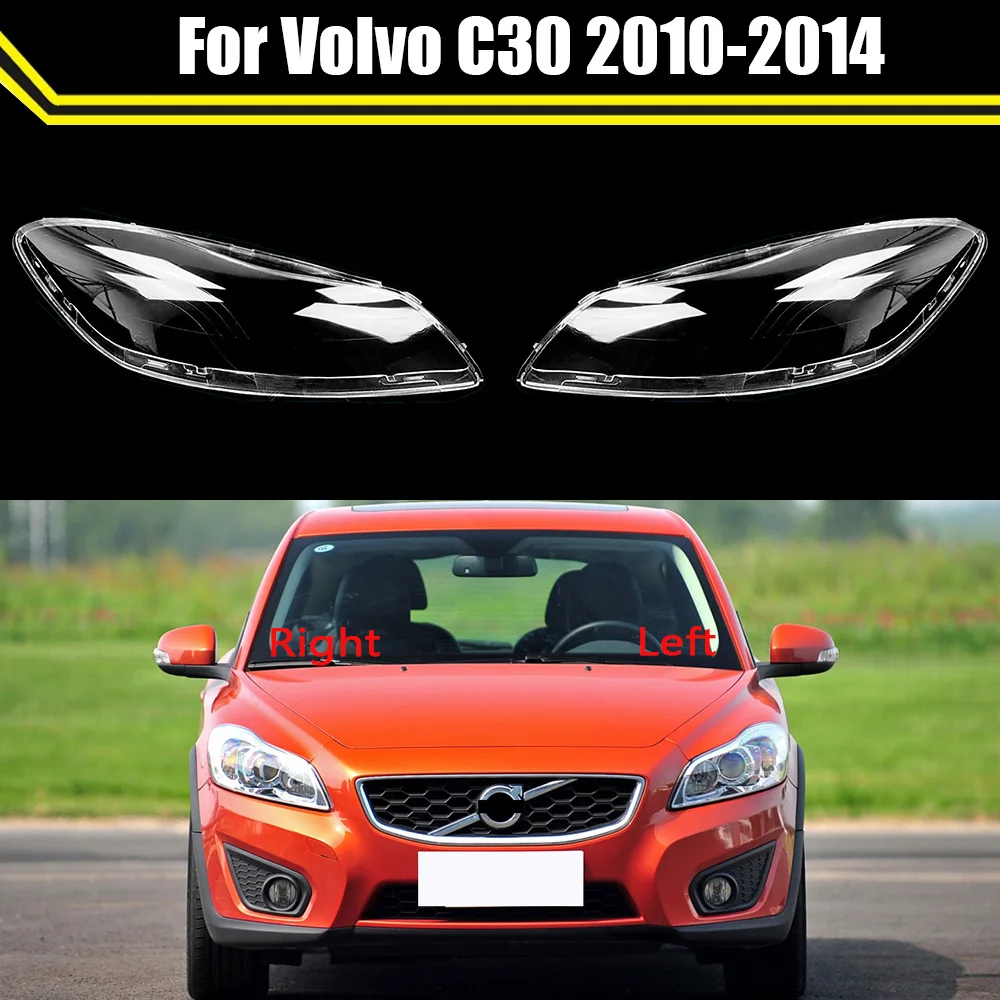

Auto Headlamp Caps For Volvo C30 2010 2011 2012 2013 2014 Car Headlight Cover Lampshade Lampcover Head Lamp Light Clear Shell