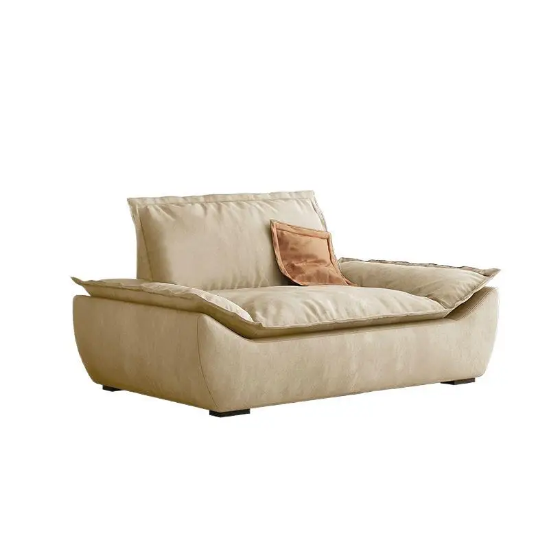 Fabric sailing sofa technology cloth sofa living room small apartment modern simple three-person home