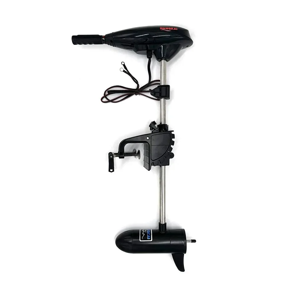 Winibo 65LBS 12V Electric Marine Outboard Brush Motor New For Fishing Boat Engine Inflatable Kayak Propeller Electric Boat Motor