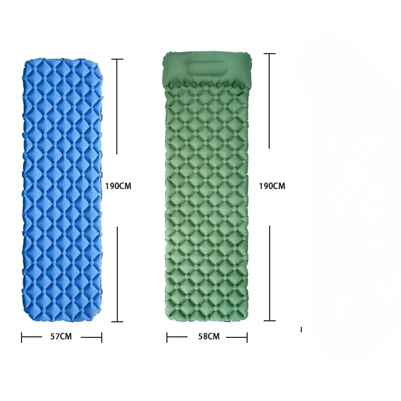 Non-foot Stepping Outdoor New Camping Inflatable Mattress Portable Folding Car Sleeping Mat Light Air Mattress Waterproof Mat