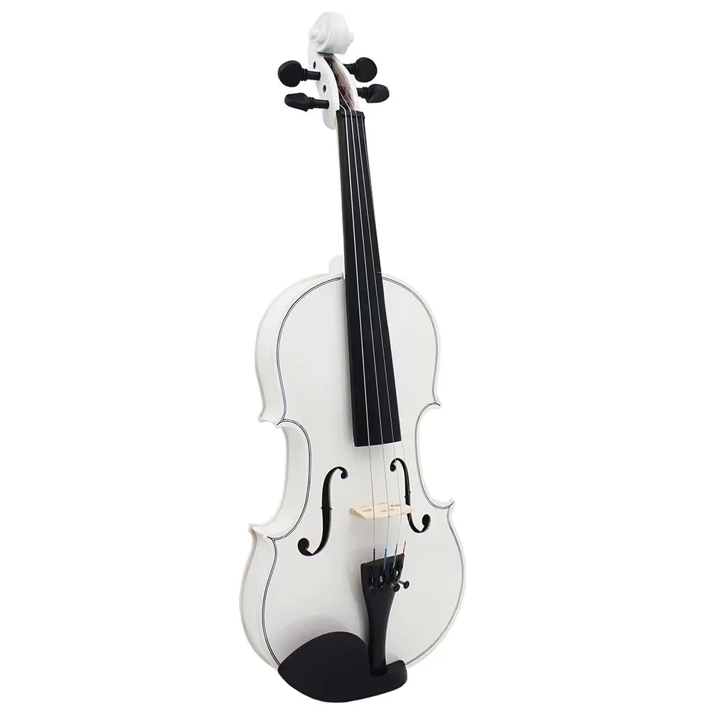 IRIN V-10 4/4 Violin White Solid Wood Violin Set with Cloth Case Bow Professional Stringed Instrument Violin for Practice