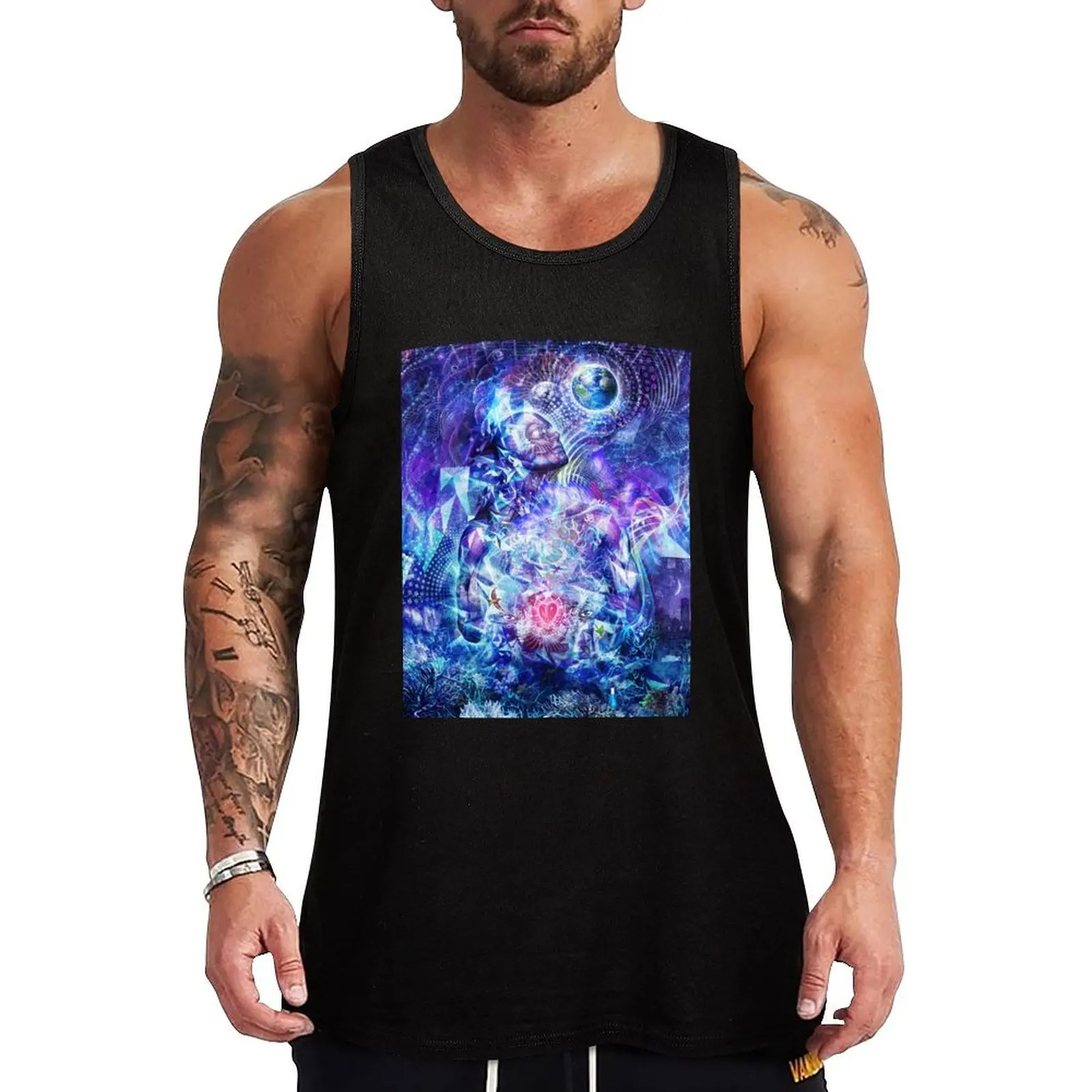 Transcension Tank Top Fitness Tank Top Lightweight Breathable Gym Shirt
