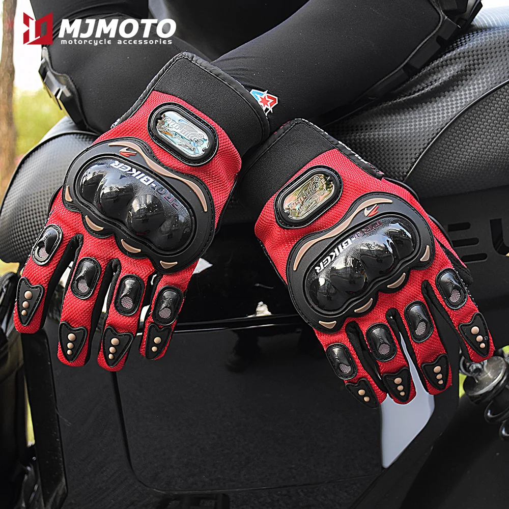 New Summer Motorcycle Cycling Gloves Breathable Motocross Glove Touchscreen Motorbike Glove Hard Shell Protective Anti-collision