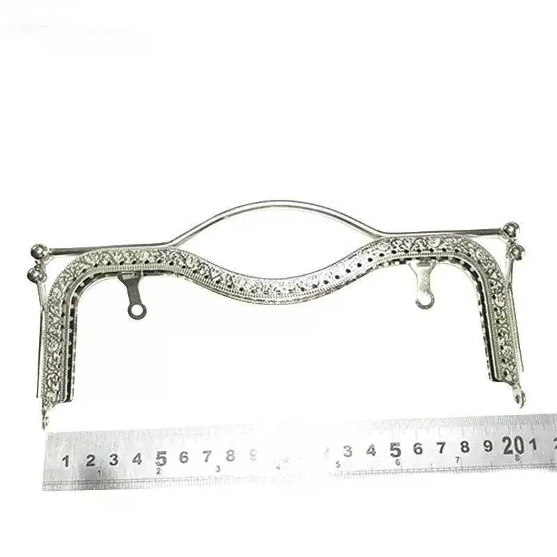 1Pcs Metal Purse Frame Clasp With Vintage Carved Pattern And Multiple Colors Perfect For DIY Handmade Bag Sewing Crafts