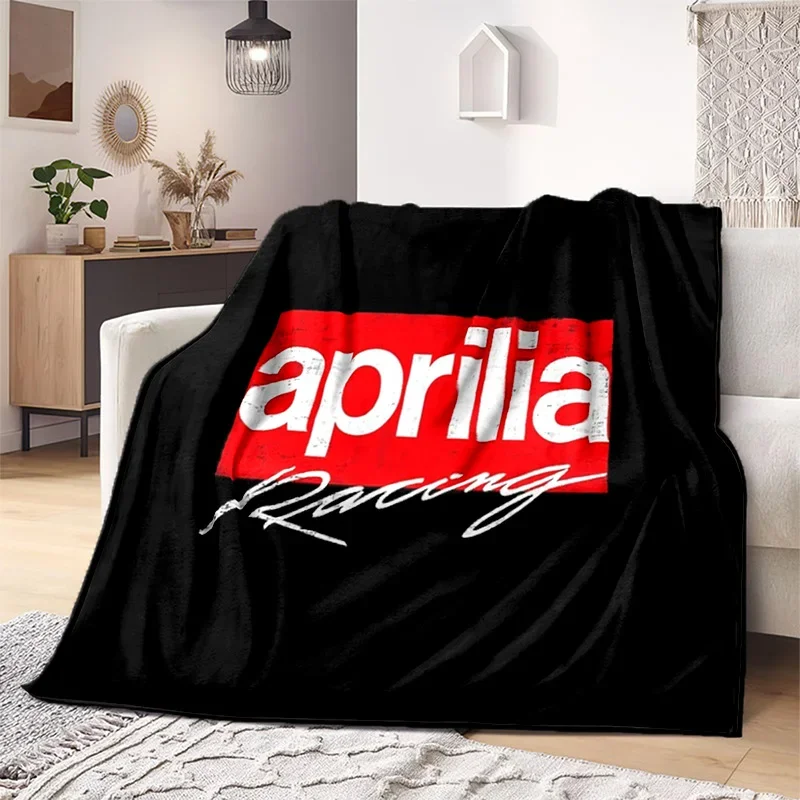 Aprilia racing throw blanket home decoration soft blanket gifts motorcycle Cross country pattern sofa bed sheet warm blanket .