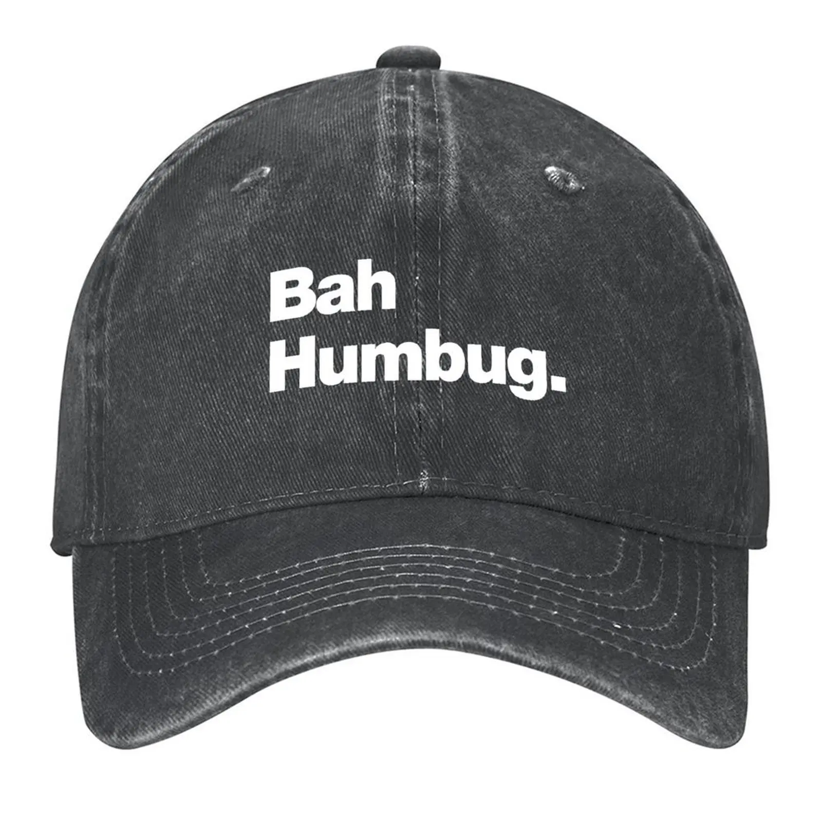 

Bah Humbug Baseball Cap Luxury Cap Golf Cap Sun funny hat Mens Women's