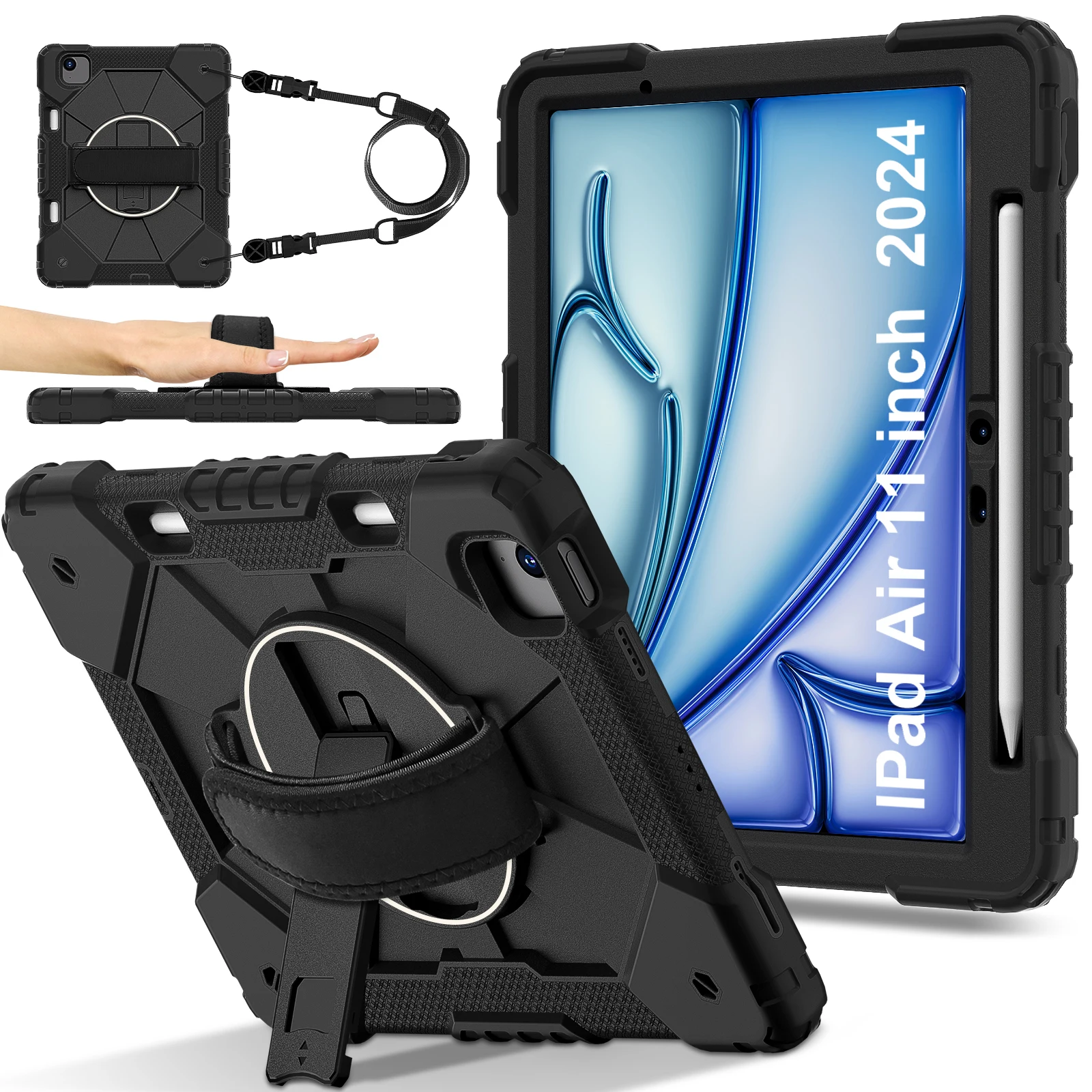 Tablet Protective Case A2 Model Suitable for iPad Air 11inch M3 (2025)/Ipad Air 11inch M2 (2024) Stand 10 Colors Available