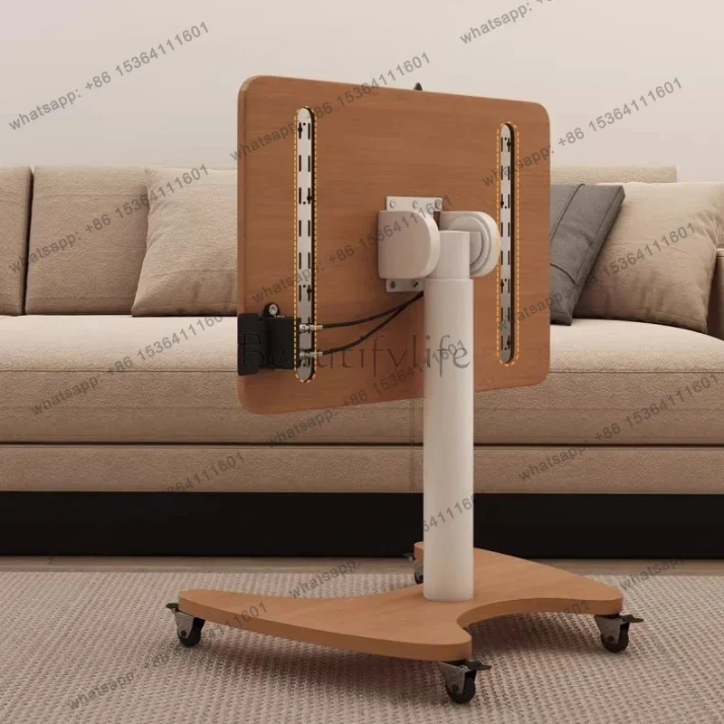 LJY Computer Desks Elevable Workstations Furniture Desk Movable Folding Table Standing Desk Height Adjustment Table Study Desks