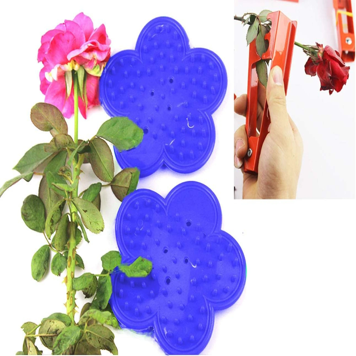 Efficient Thorn and Leaf Stripping Tool 3-Pack for DIY Garden, Professional Rose Thorn Remover for Florist, Includes 2 Durable P