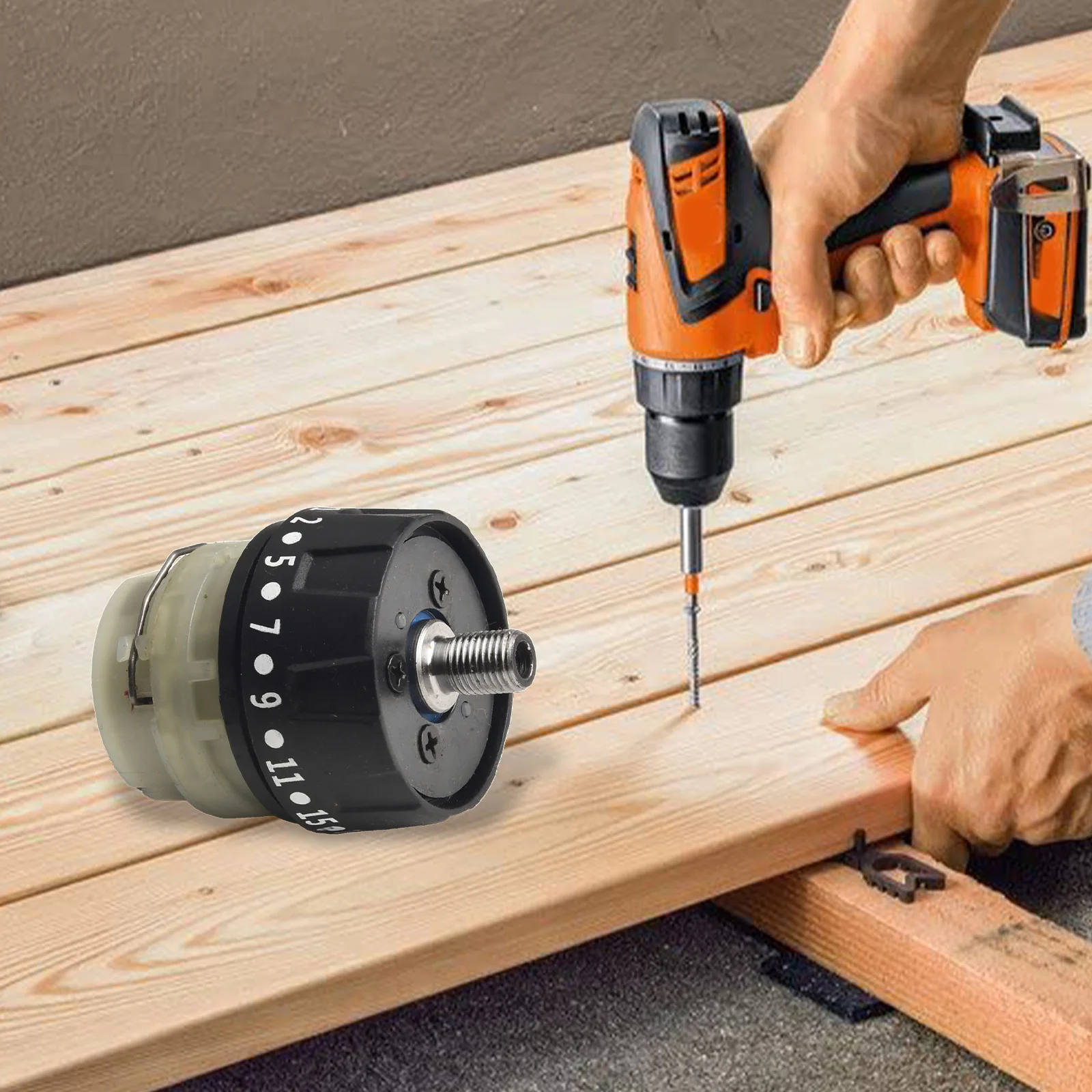 

13 Teeth Gearbox Dual Speed Gearbox Home Repair Cordless Drill Gearbox Electric Screwdriver Gearbox Metal Gearbox For 21V Tools