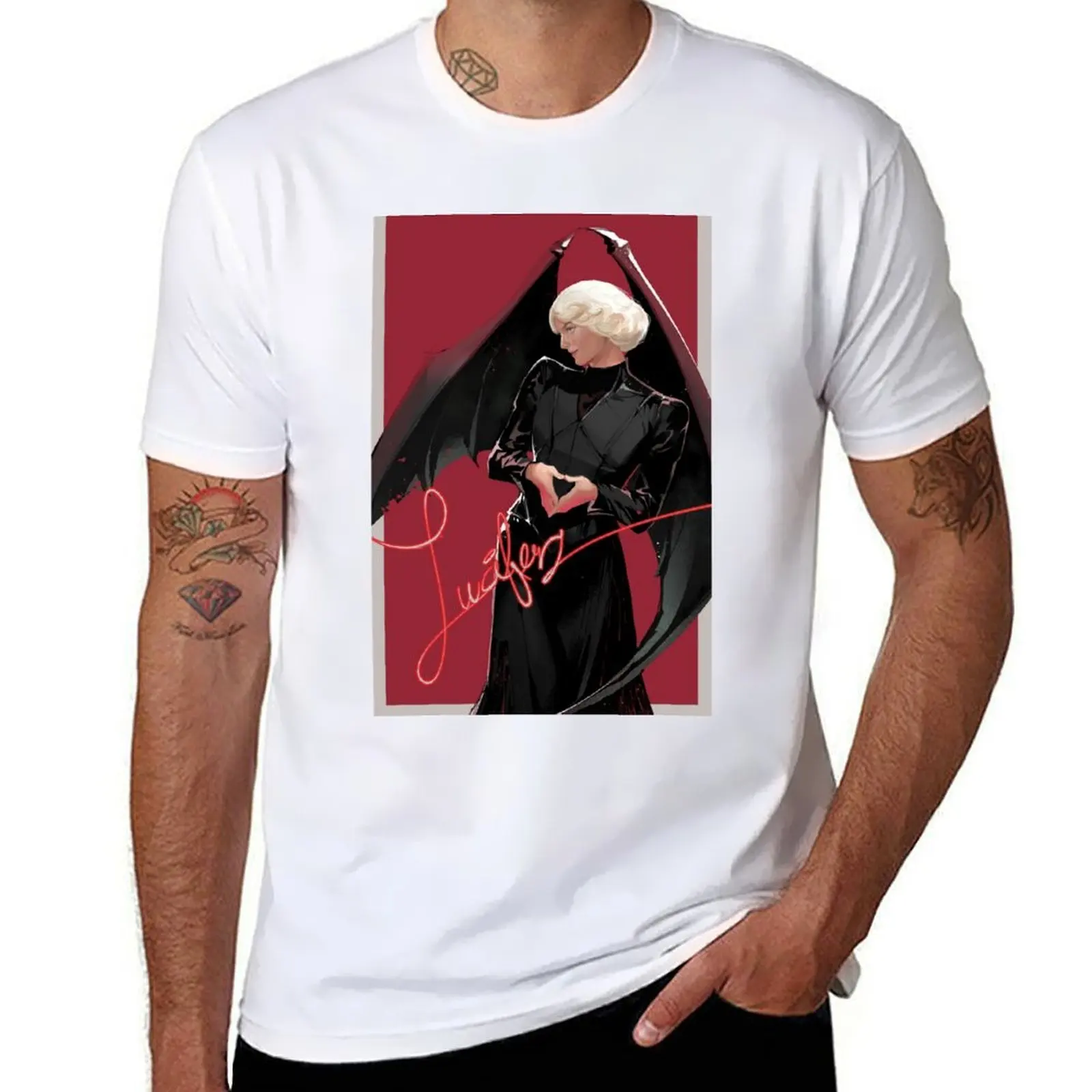 

The Sandman Wing T-Shirt cotton tshirt 100% anime t shirts for man T-Shirt