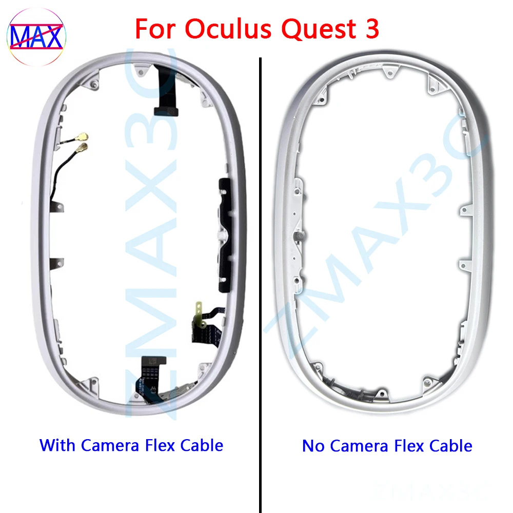Original VR Cover Shell With Camera Flex Cable For Meta Quest 3 Headset Case Replacement For Oculus Quest 3 Parts
