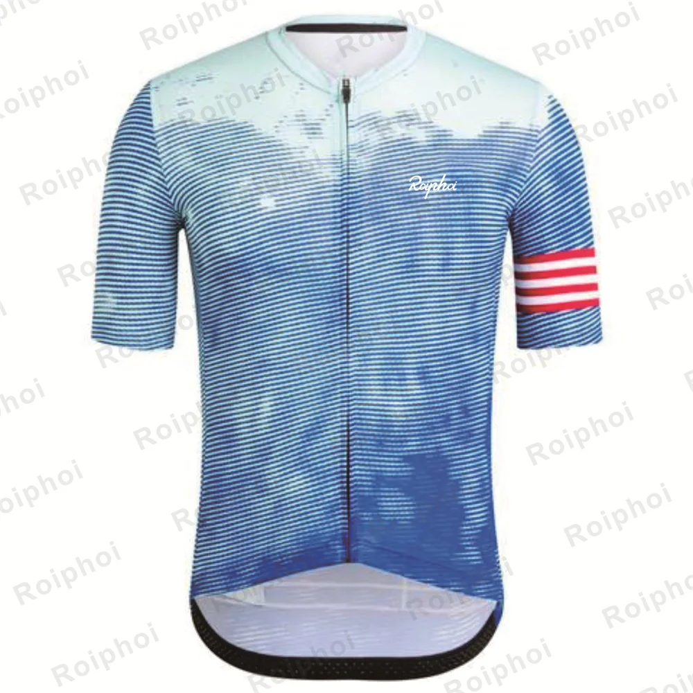 

2023 ROIPHOI New Men's Summer Cycling Jersey Shirt Racing Sport Bicycle Shirt Ropa Ciclismo Pro Team MTB Bike JerseyCycling Wear