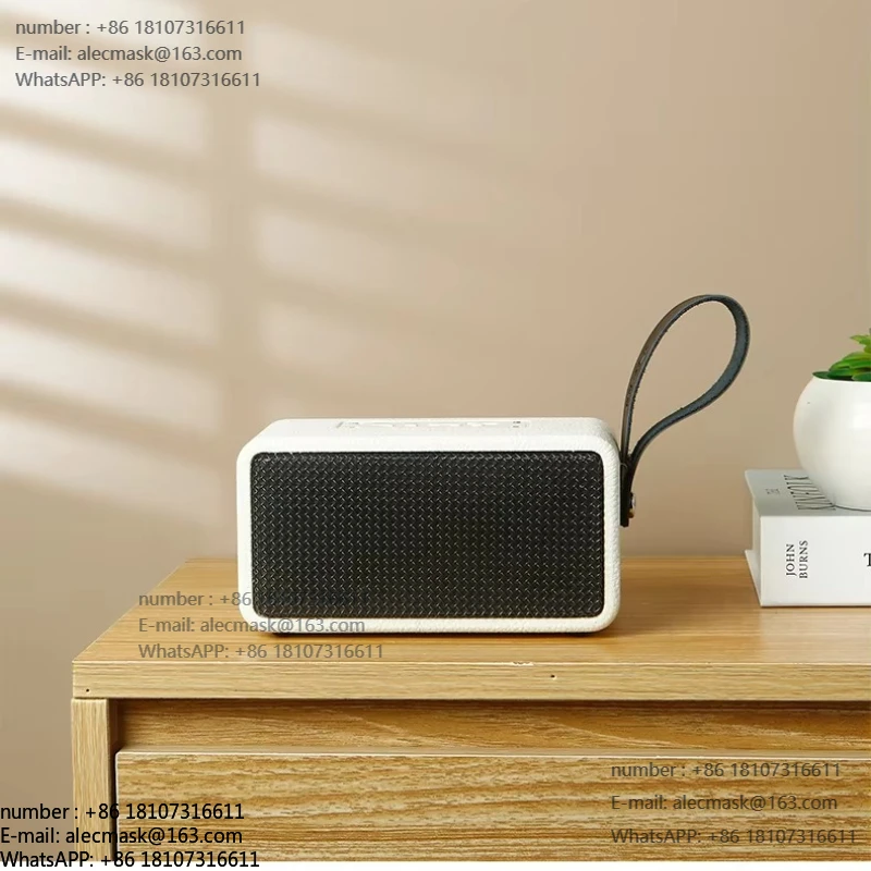 

Portable wooden speaker, rich bass, long battery life, rechargeable, multi-mode outdoor use