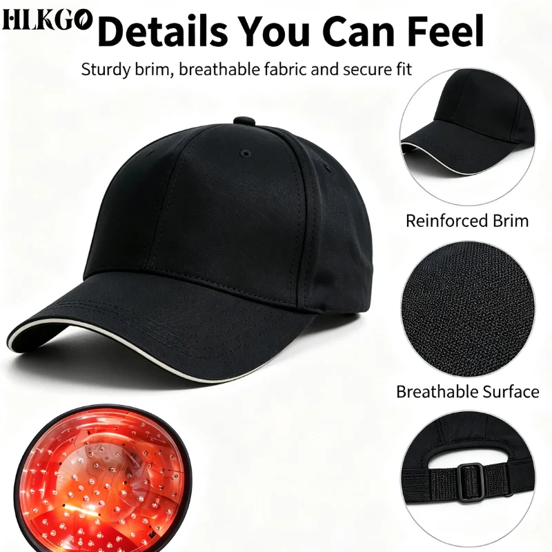 Clinical Grade Laser Hair Regrowth Helmet Anti Hair Loss Cap Therapy Device for Alopecia Scalp Massage Home Use