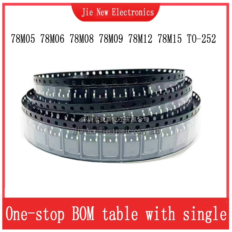 10PCS/50PCS SMD 78M05 TO-252 7805 Current 1A 5V NEW Three-terminal Voltage Regulator