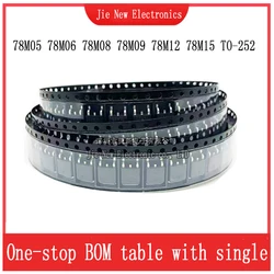 10PCS/50PCS SMD 78M05 TO-252 7805 Current 1A 5V NEW Three-terminal Voltage Regulator