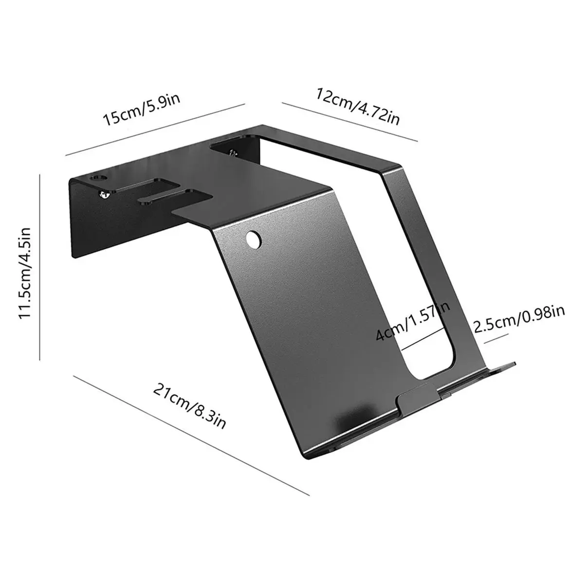 2026 New Tool Heavy Duty Carbon Steel Circular Saw Wall Mount Bracket, Power Tool Storage Rack for Workshop 21x11.5x15cm