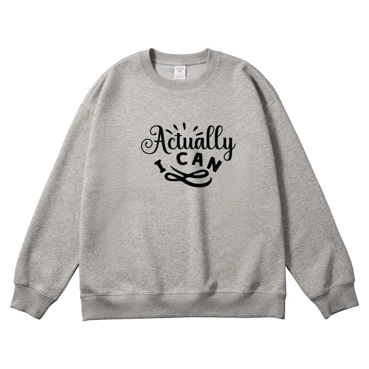 Oversized Women's Pullover Slogans Graphic Woman Tops Female Sweatshirt Round Neck Long Sleeve Autumn Winter Clothes