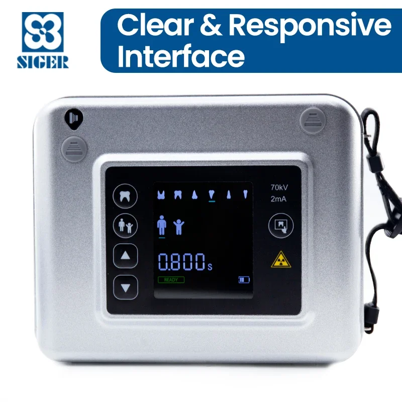 SIGER SIRAY Max/Mia Dental X-Ray: High-Frequency DC Constant Voltage, Clear Portable Touch Screen Imaging, Compact and light