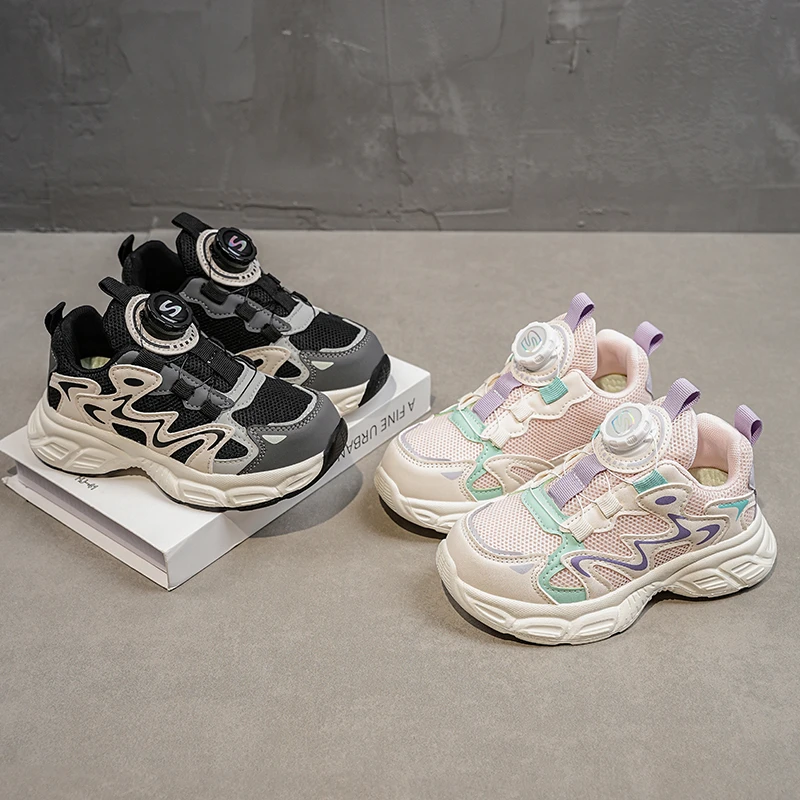 

Новые детские повседневные туфли весна 2026 для девочек и мальчиков, модные, в корейском стиле, с мягкой подошвой, нескользящие, универсальные, для школы и спорта