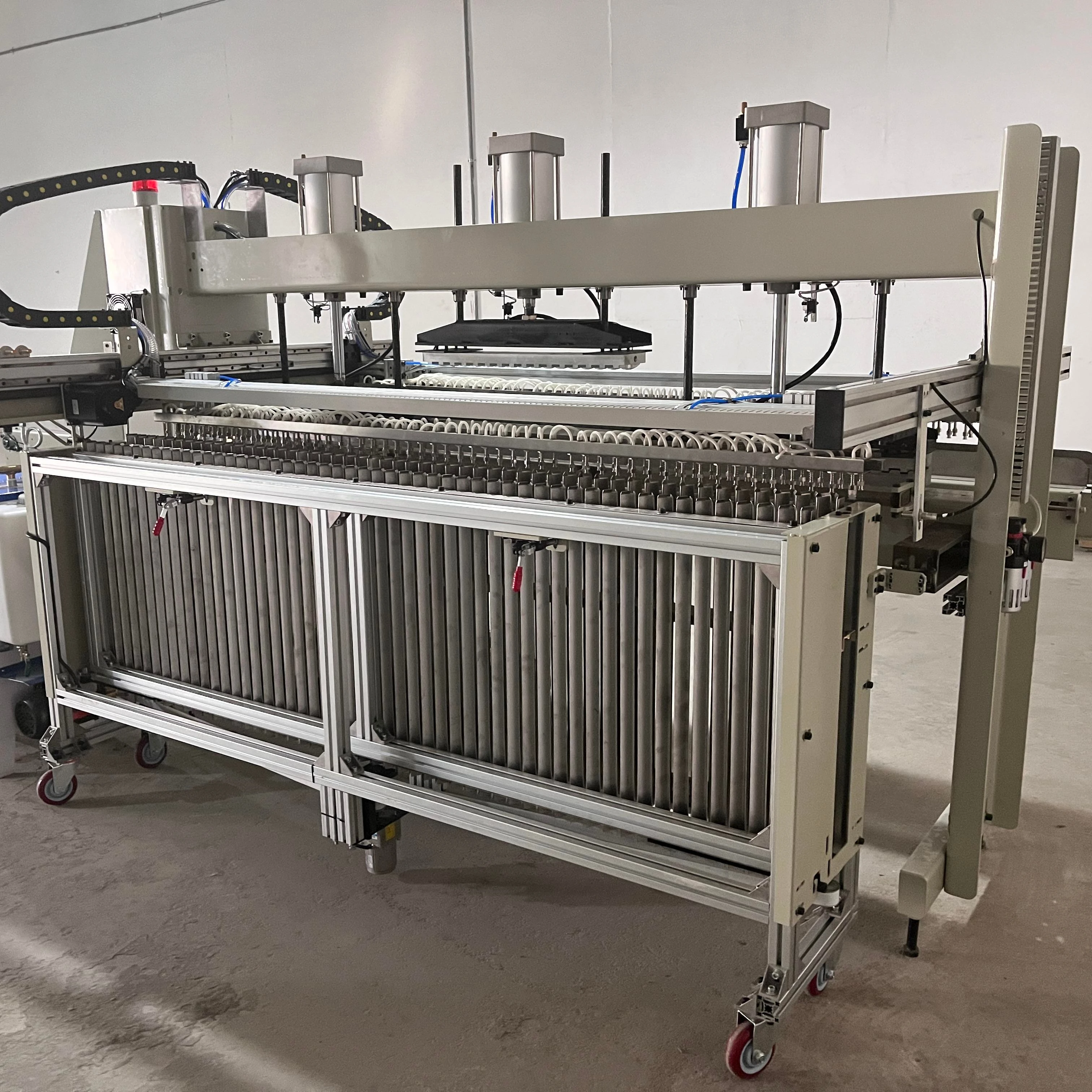 Fully Automatic Grey Wood Spoon Ice Cream Stick Making Machine with 100,000 Pieces/8 Hours Capacity for Disposable Cutlery Press
