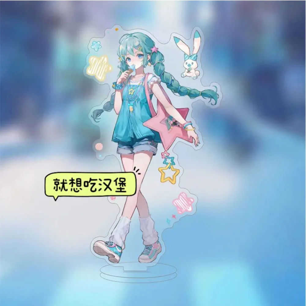  Acrylic Stand Figure  Project Diva Anime Peripheral Cute Originality Decoration Desktop 10cm Ornament