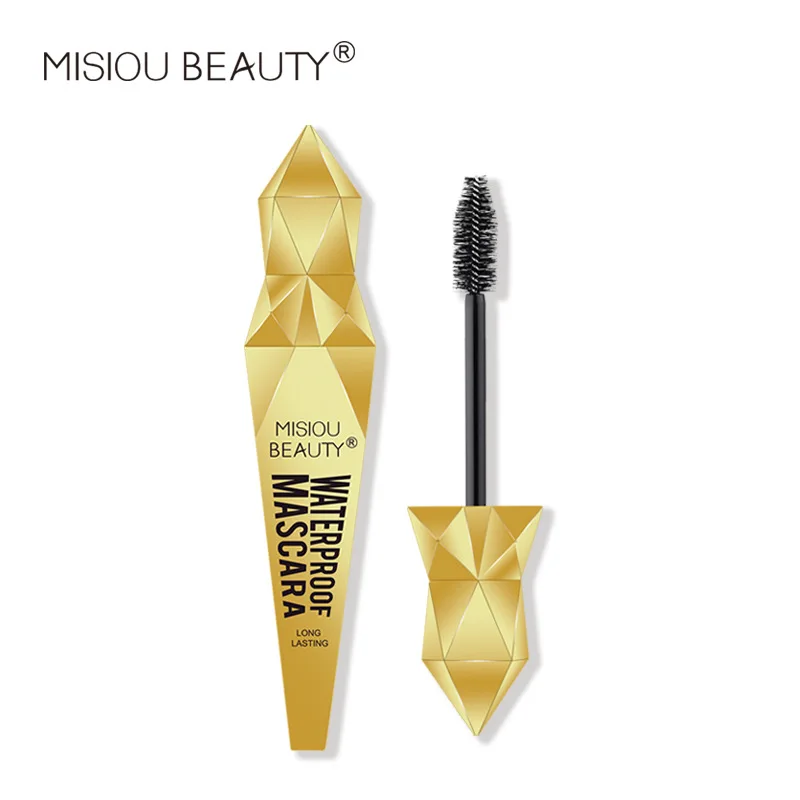 Misiou Beauty มาสคาร่ากันน้ำแบบใหม่ขนตาหนาเรียวยาวแบบหยิกแห้งเร็วแฟชั่นมาสคาร่าสีดำ7D ได้นาน12มล.