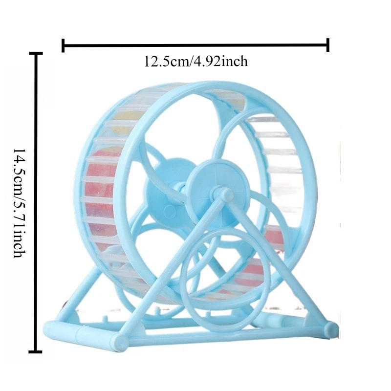 1 قطعة عجلة الجري الهامستر الصامت الذهبي تحمل الأسطوانة لا عالقة القدم مفرغة الكرة قوس الحيوانات الأليفة الصغيرة آمنة وسهلة التنظيف #6