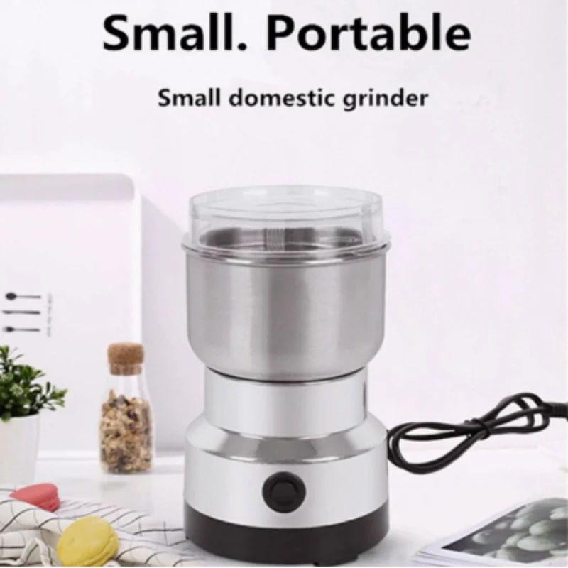 1PC Small domestic grinder Mini Mixer Grinder Electric Fast Grinding Multifunction Smash Machine SUS Pulverizer Powder machine