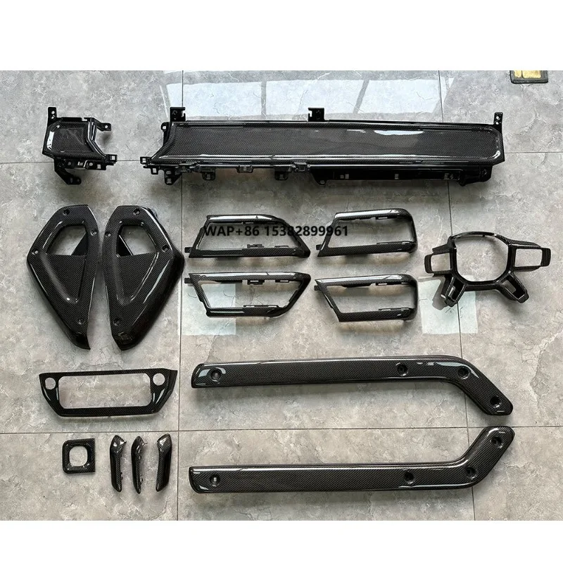 Central Control Armrest Decorative Strip Wheel Frame Center Console Shift Lever Protective Cover for Defender