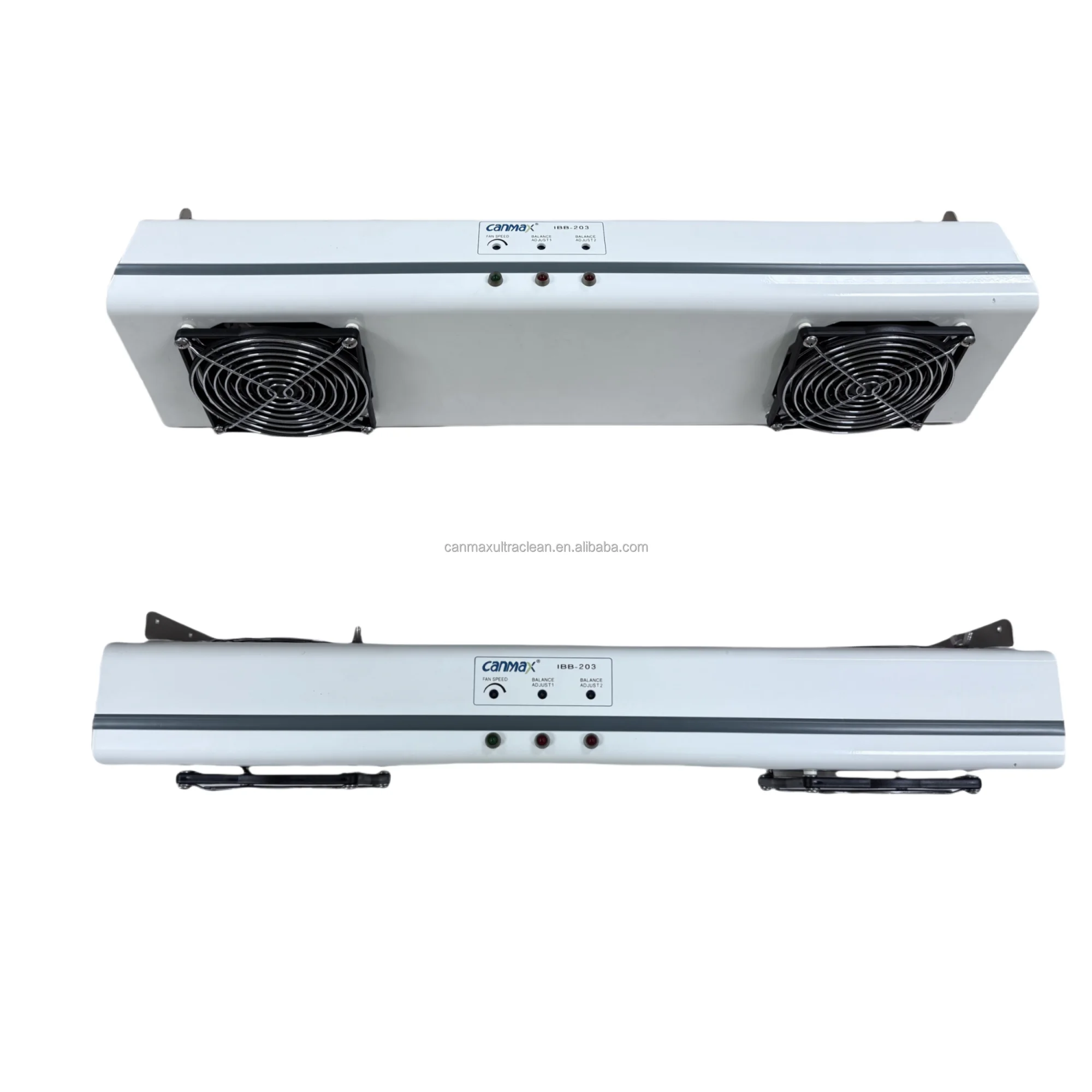 

IBB-203S AC 220V Industrial Electrostatic Elimination Motor Double Fan Static Aluminium Alloy Material Ionizing Blower