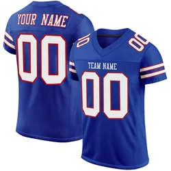 Customized Football Jersey for Men Series Personlized Team Football Short Sleeves Athletic Tee Shirts Unisex Top